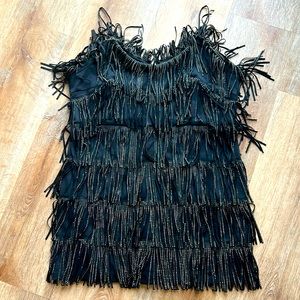 Sequin Fringe Dress